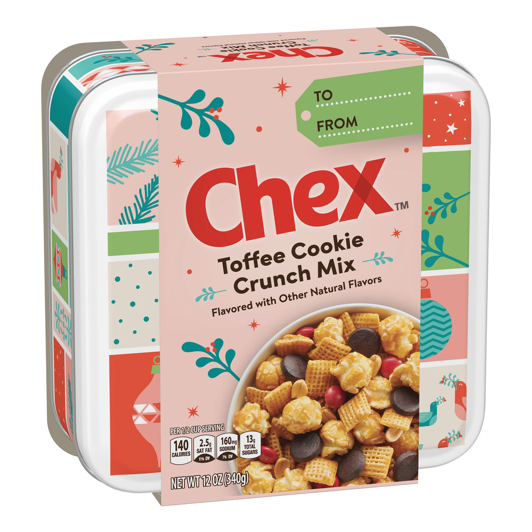 Chex™ Toffee Cookie Crunch Giftable Holiday Tin